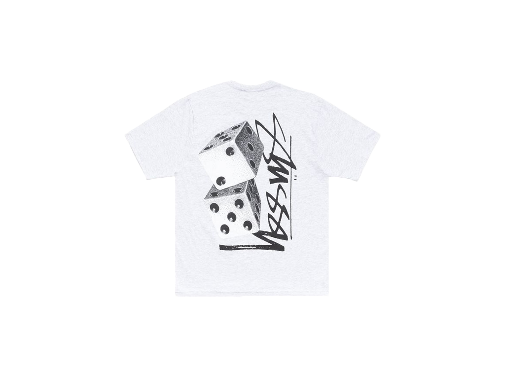 Stussy Tall Dice Tee Ash Heather-Stussy-pikastore.cz