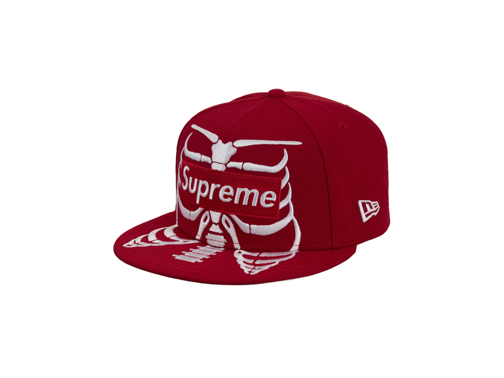 Supreme Bones Box Logo New Era 59Fifty Cap Red-Supreme-pikastore.cz