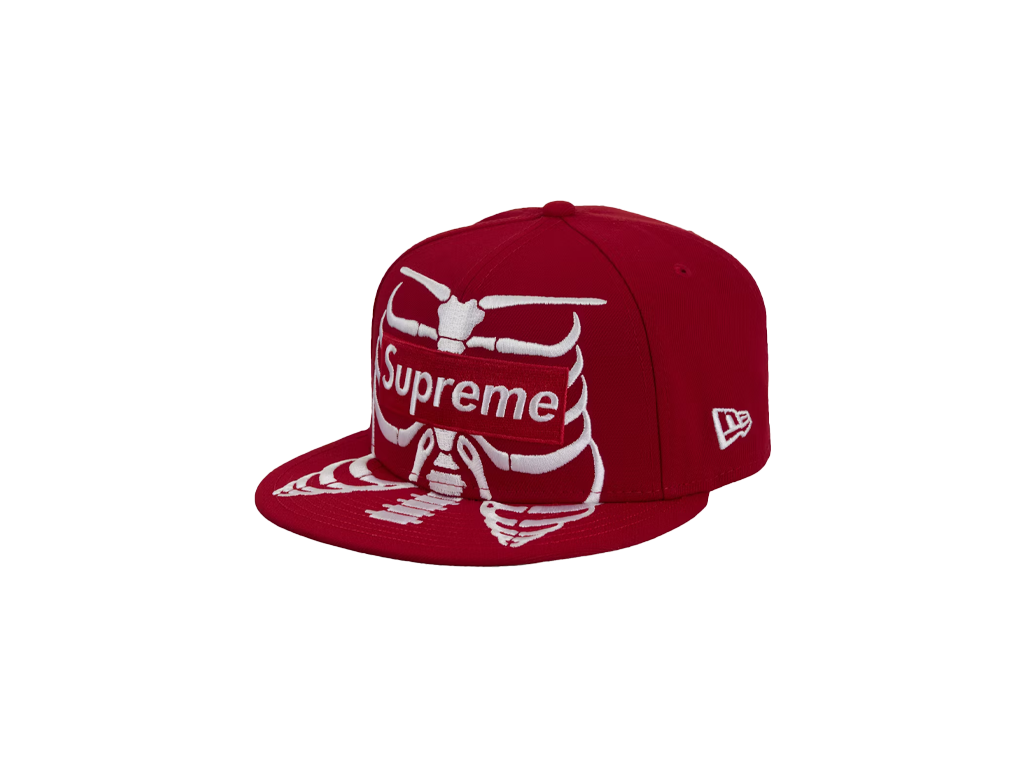 Supreme Bones Box Logo New Era 59Fifty Cap Red-Supreme-pikastore.cz