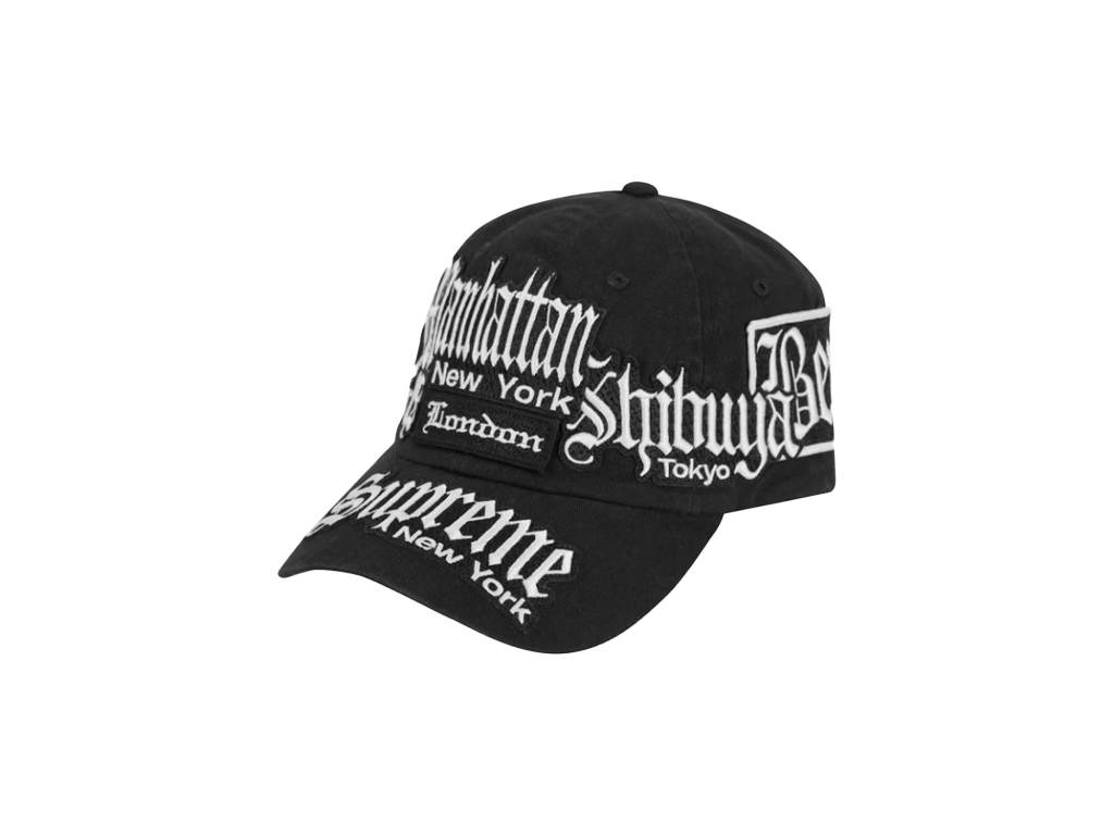 Supreme City Patches 6-Panel Black