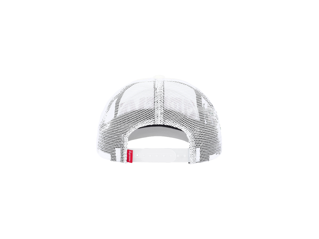 Supreme Crest Mesh Back 6-Panel White-Supreme-pikastore.cz
