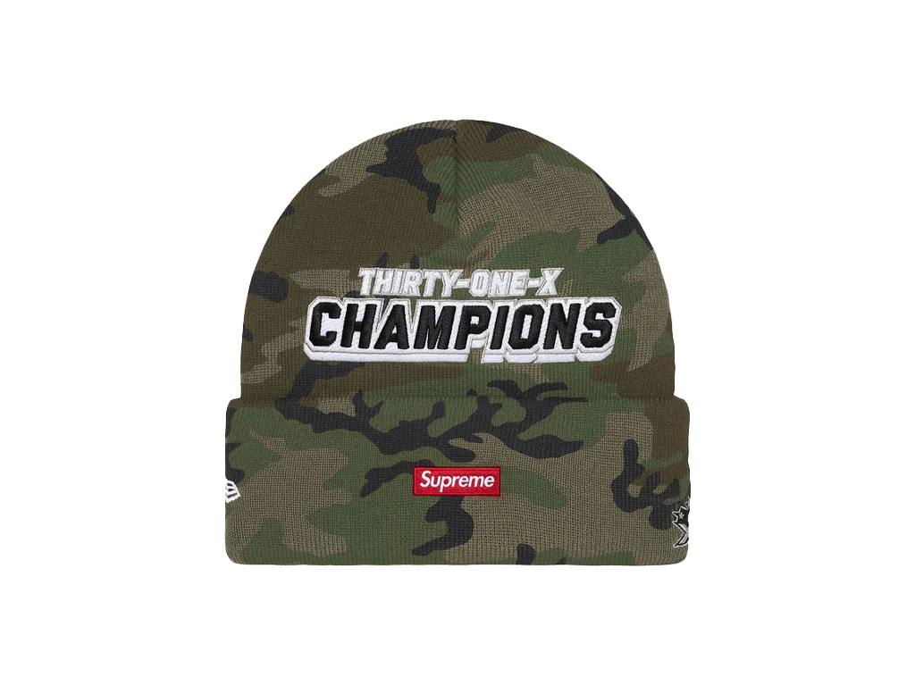 Supreme New Era Football Beanie Woodland Camo-Supreme-pikastore.cz