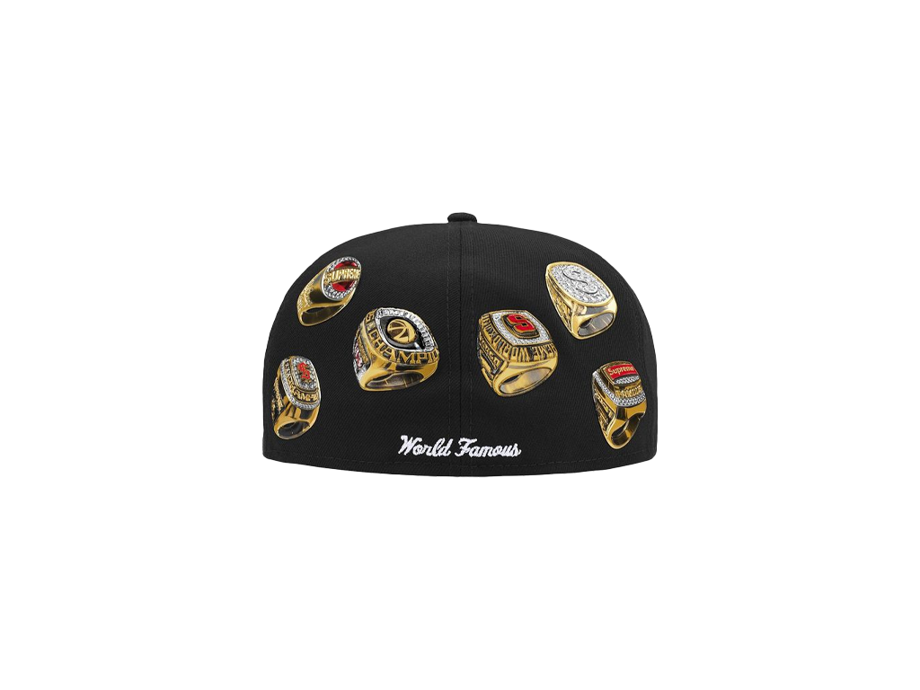 Supreme Rings Box Logo New Era Black
