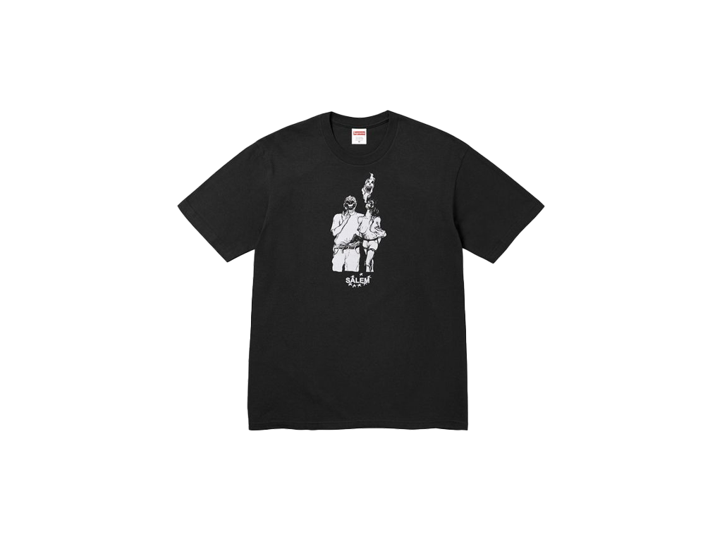 Supreme SALEM Tee Black-Supreme-pikastore.cz