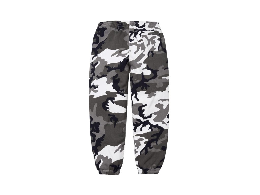 Supreme Satin Applique Sweatpant Snow Camo-Supreme-pikastore.cz