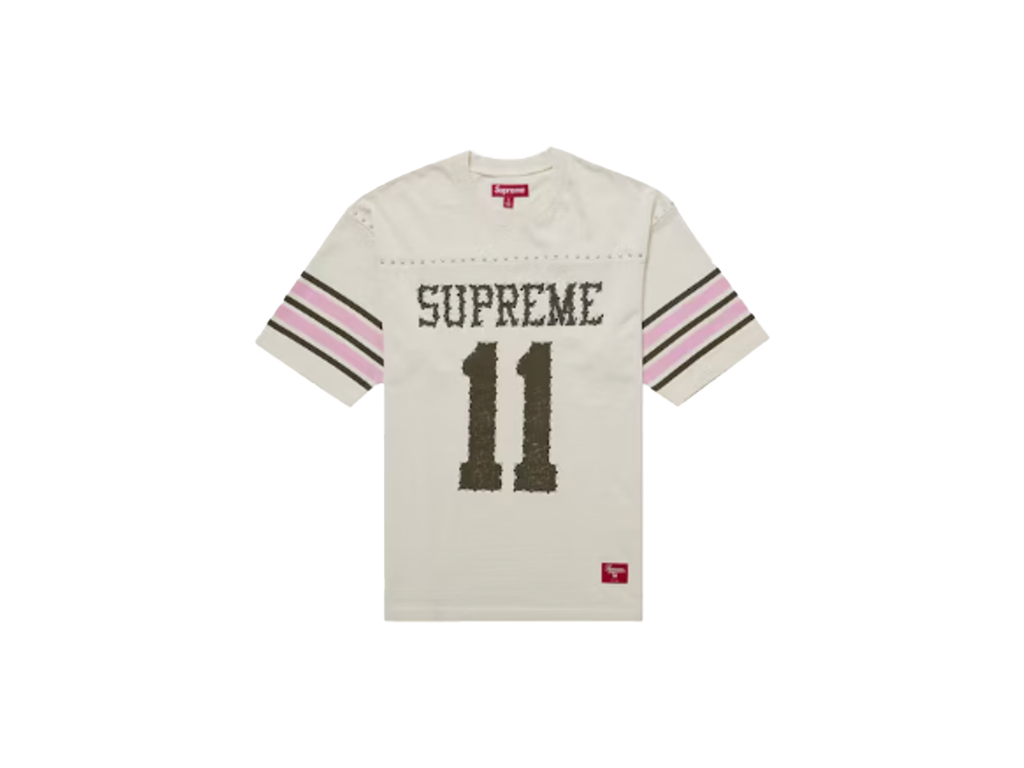 Supreme Studded S/S Football Top Tan