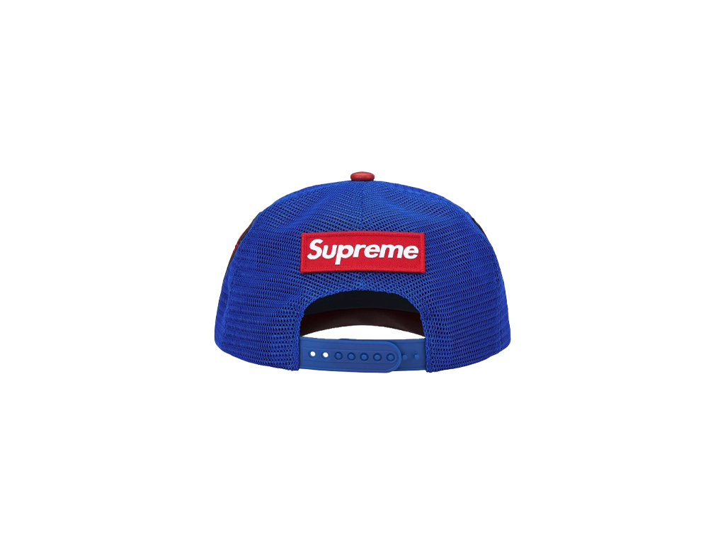 Supreme Vanson Leathers Spider-Man Mesh Back 6-Panel Hat-Supreme-pikastore.cz