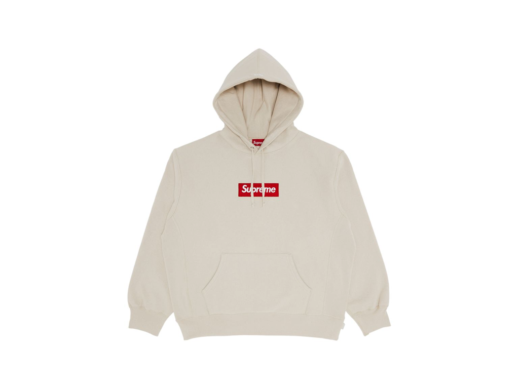 Supreme Box Logo Hooded Sweatshirt Stone-Supreme-pikastore.cz