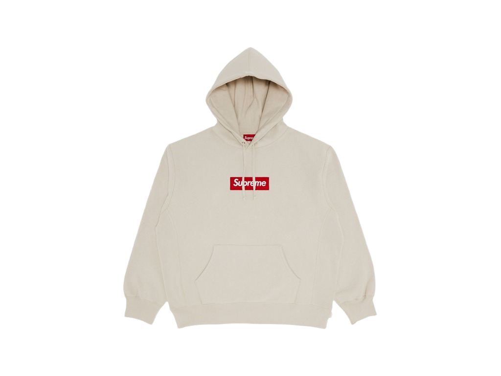 Supreme Box Logo Hooded Sweatshirt Stone-Supreme-pikastore.cz
