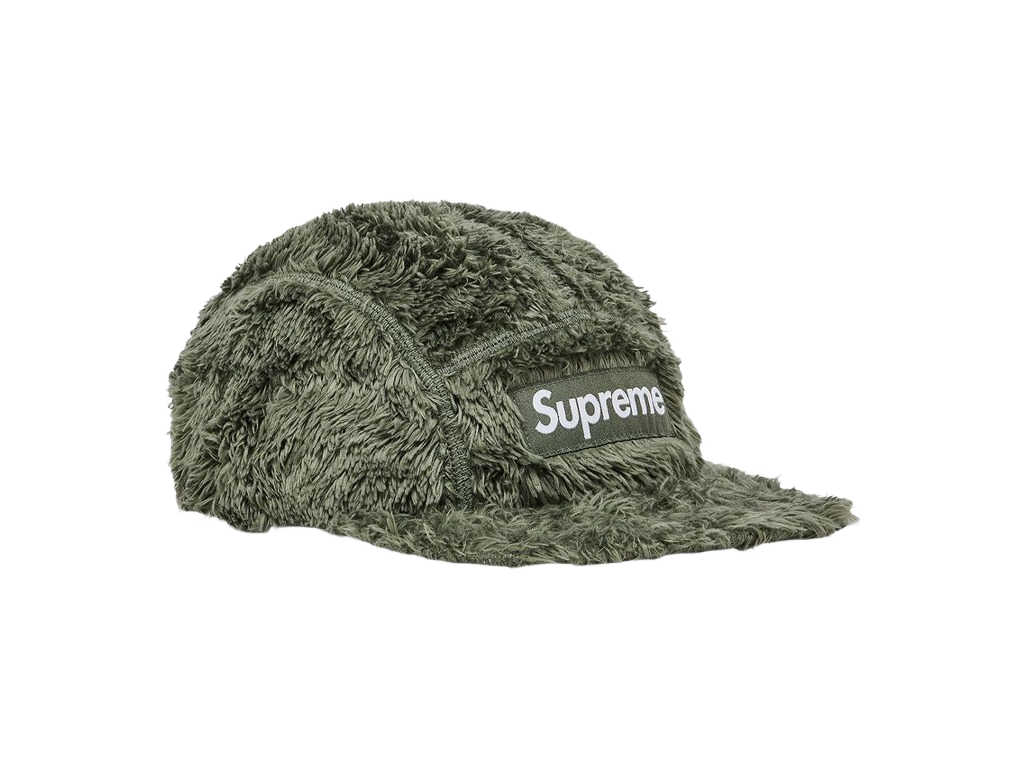 Supreme Fuzzy Camp Cap Olive-Supreme-pikastore.cz