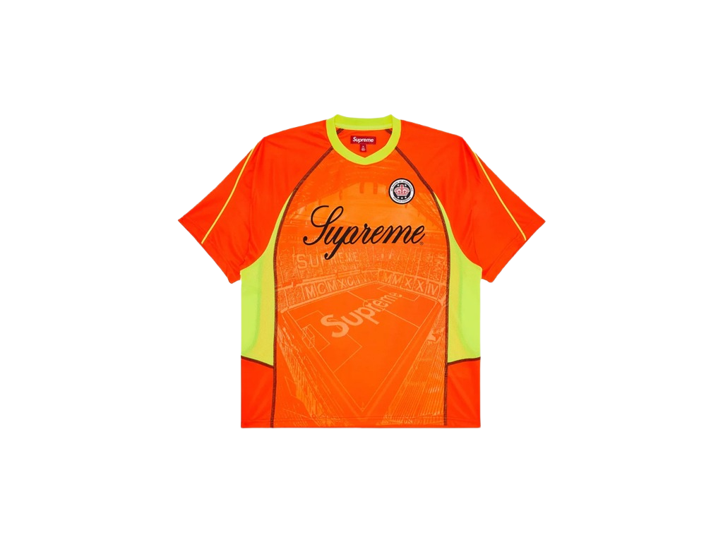 Supreme Jacquard Soccer Jersey Orange-Supreme-pikastore.cz