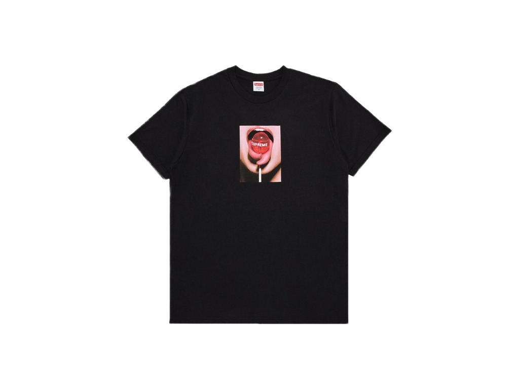 Supreme Lollipop Tee Black-Supreme-pikastore.cz