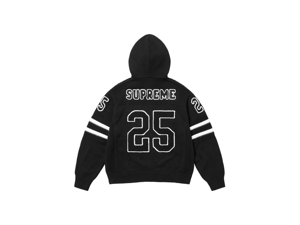 Supreme Sport Zip Up Hooded Sweater (FW25) Black-Supreme-pikastore.cz