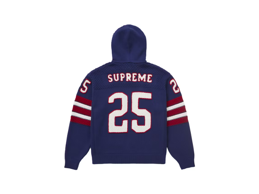 Supreme Sport Zip Up Hooded Sweater (FW25) Navy-Supreme-pikastore.cz