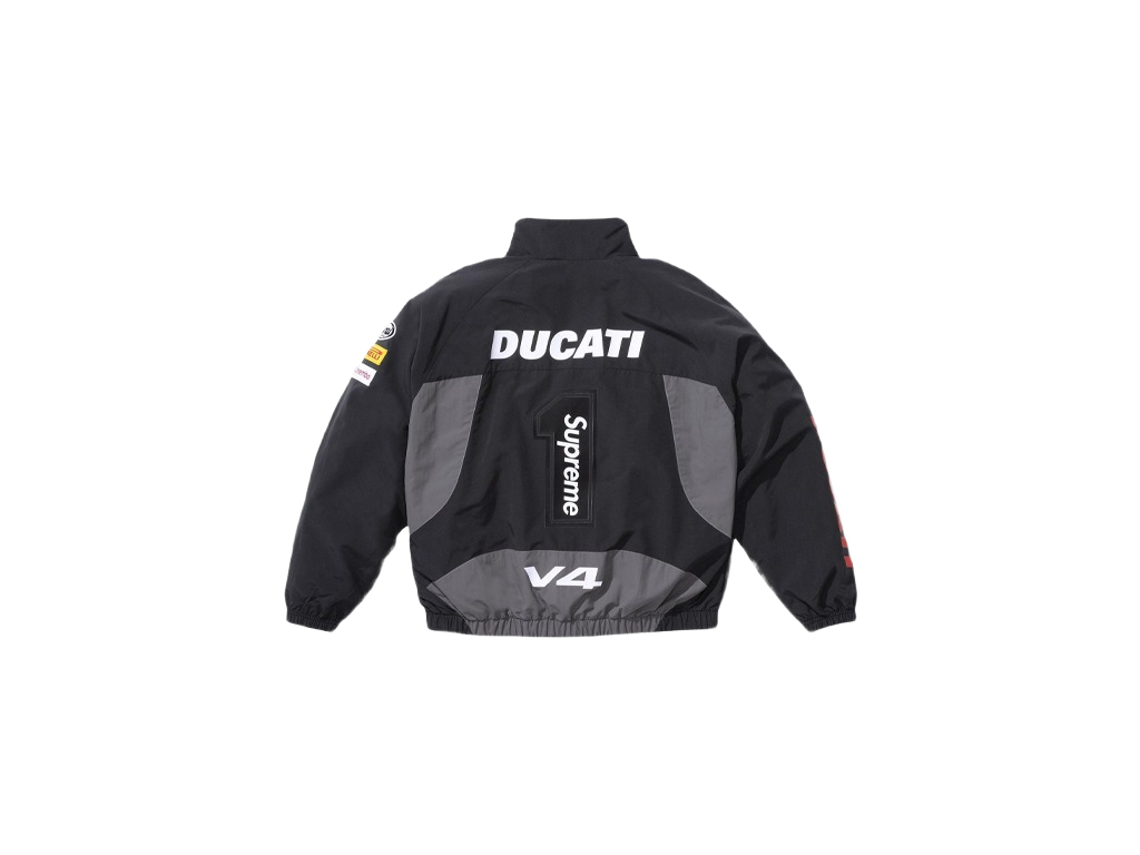 Supreme x Ducati Track Jacket Black-Supreme-pikastore.cz