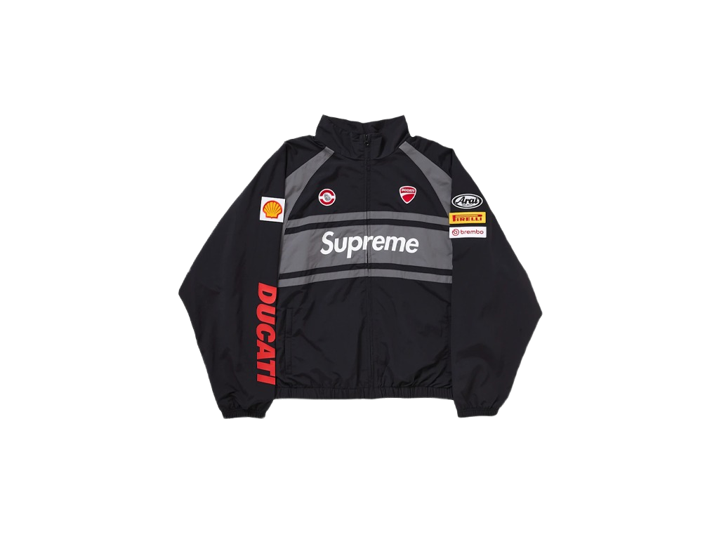 Supreme x Ducati Track Jacket Black-Supreme-pikastore.cz