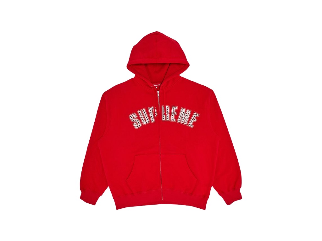Supreme b.b. Simon Zip Up Hooded Sweatshirt Red