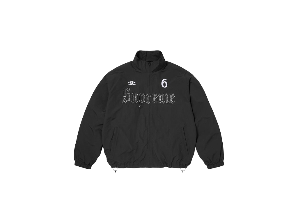 Supreme x Umbro Rhinestone Track Jacket Black-Supreme-pikastore.cz