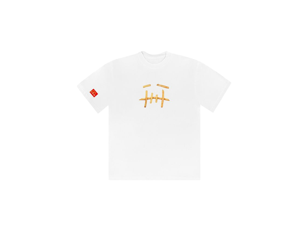 Travis Scott x McDonald's Fry Tee White