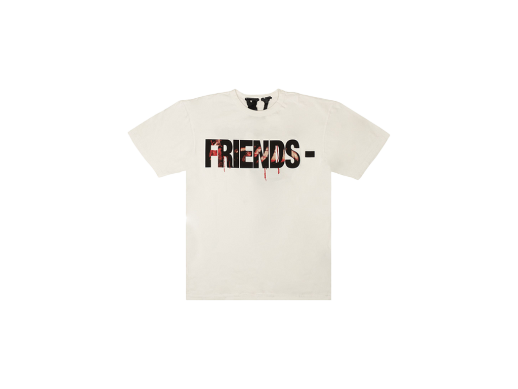 Vlone Keep Enemies Close T-Shirt White-Vlone-pikastore.cz