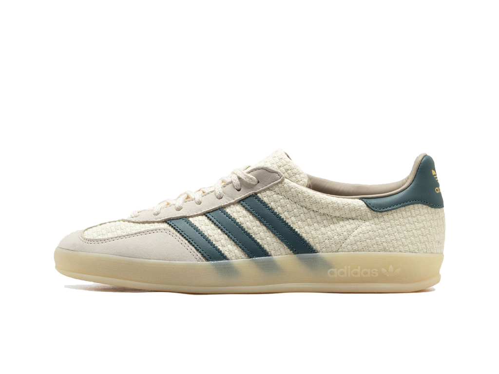 adidas Gazelle Indoor Cotton Weave Pack - Cream Preloved Teal-Adidas-pikastore.cz