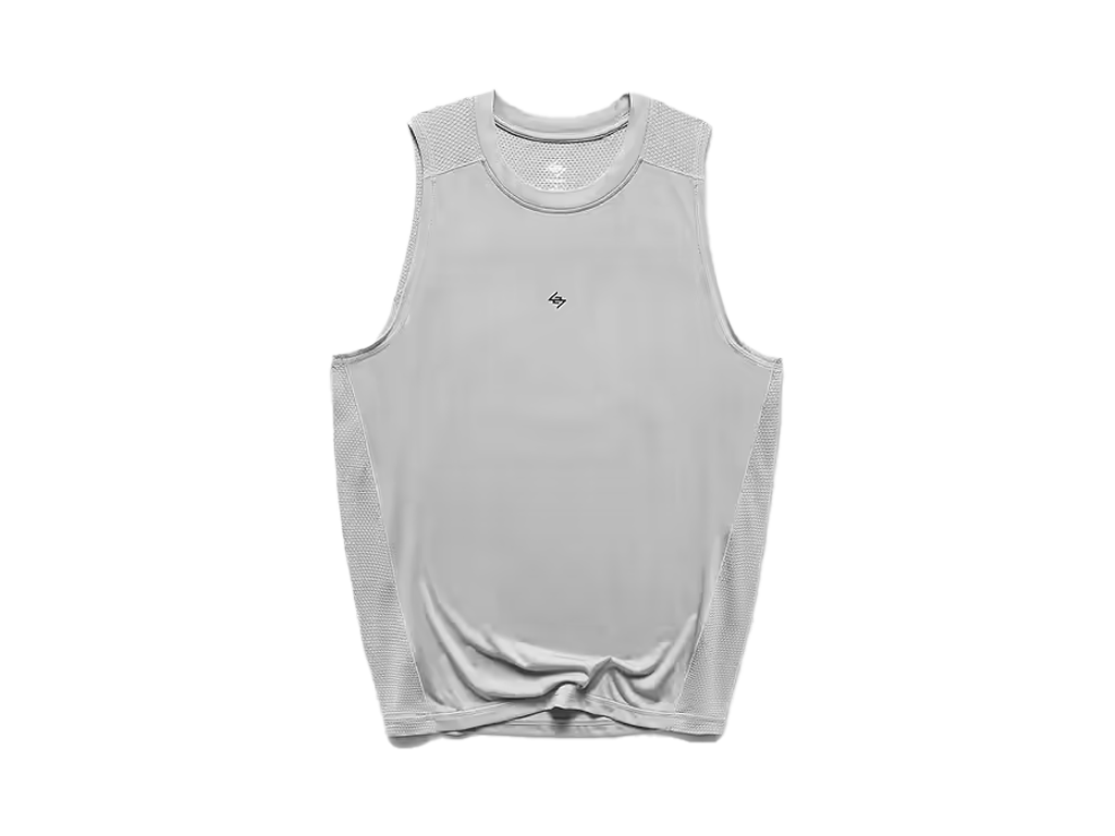 Represent 247 Numbers Vest Ash Grey