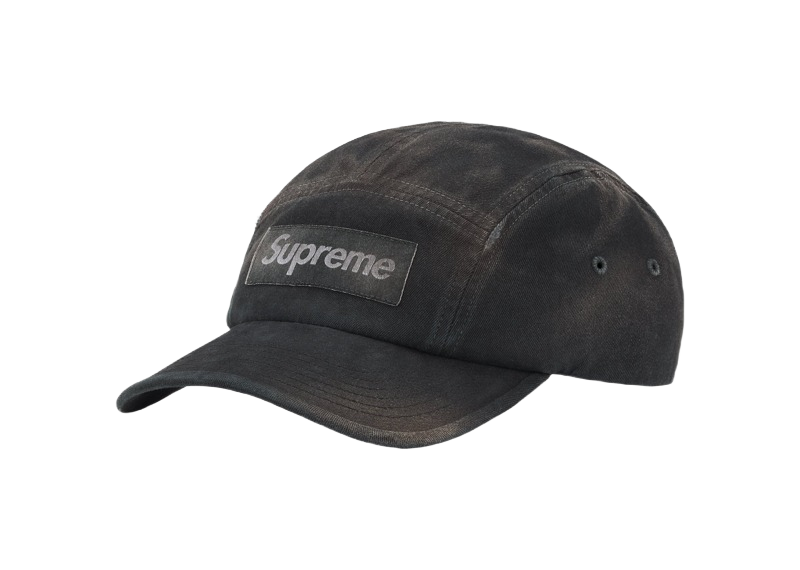 Supreme Overdyed Camp Cap Black-Supreme-pikastore.cz