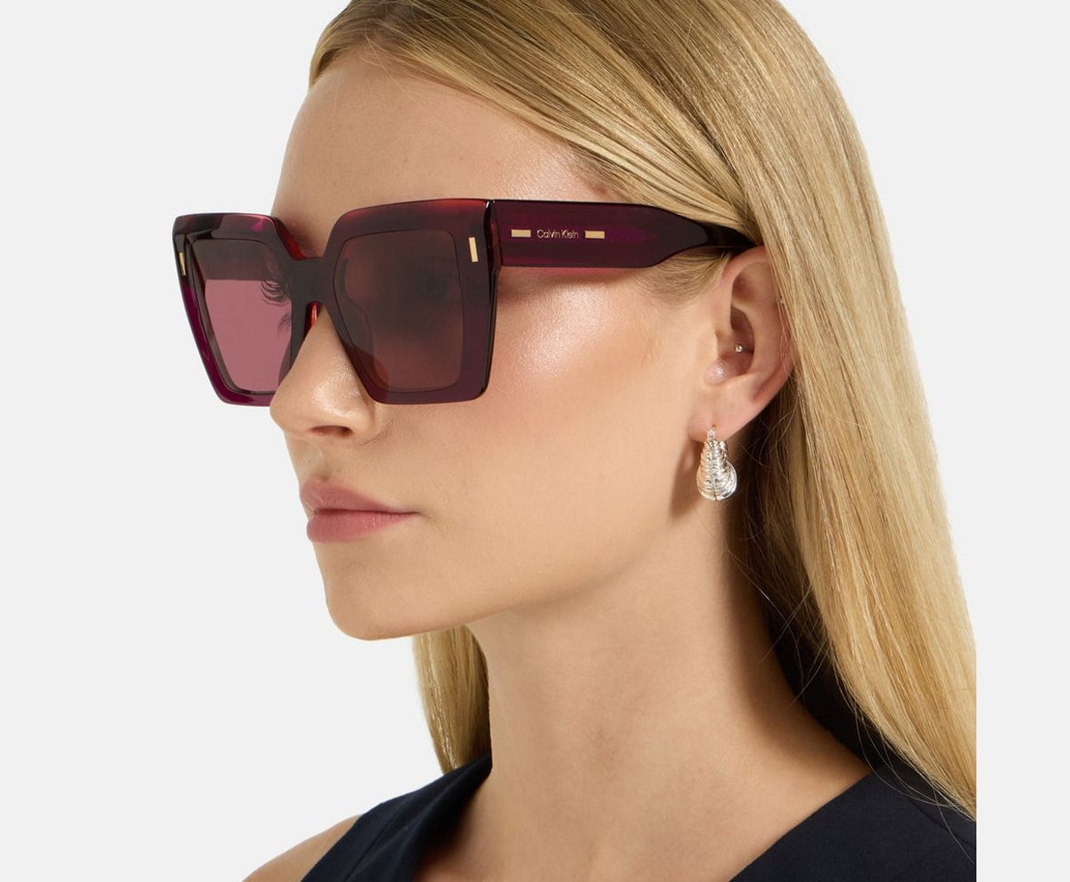 Calvin Klein Sunglasses Burgundy – accessoires – photo 4 sur 4