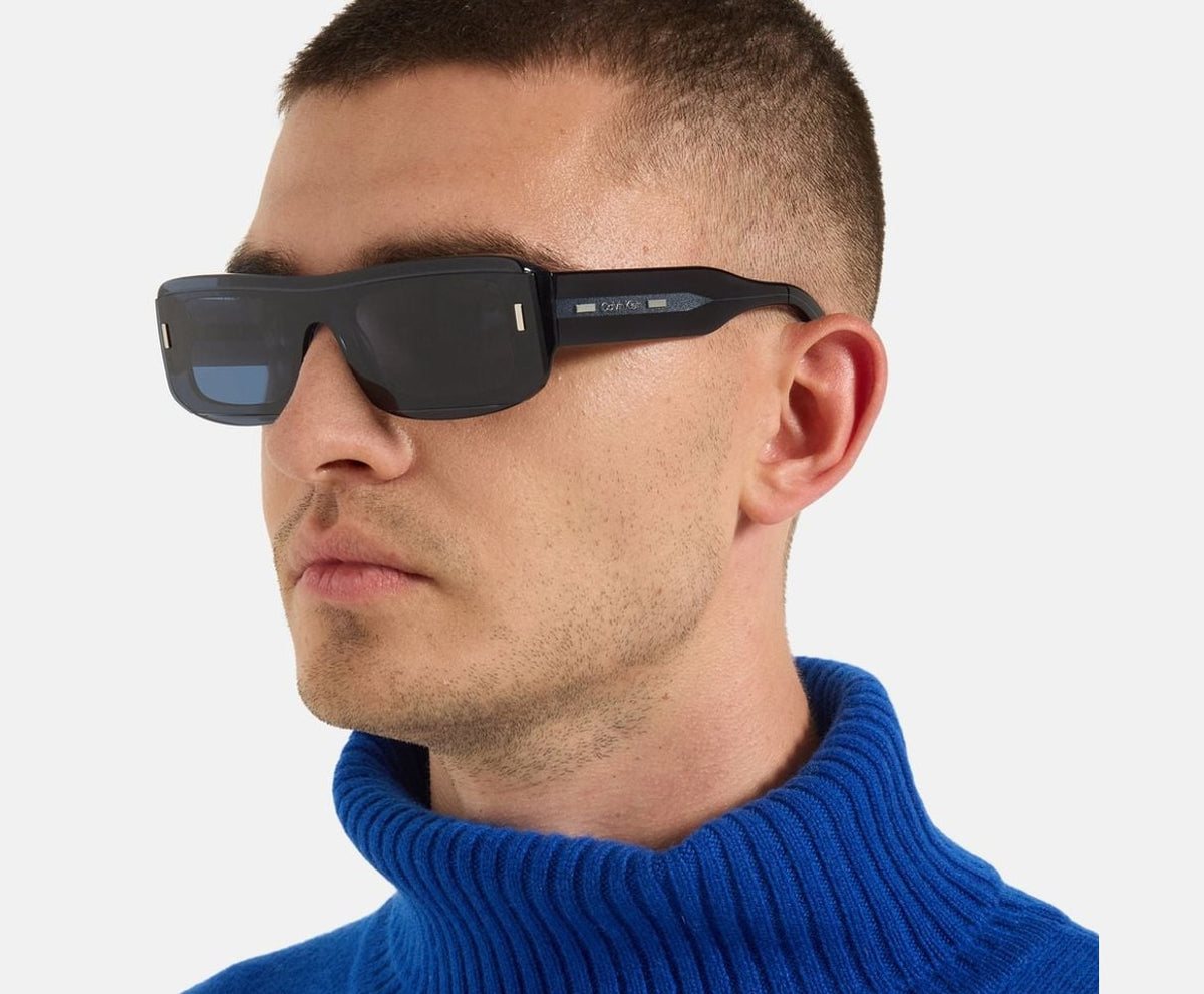 Calvin Klein Sunglasses Blue – okulary – zdjęcie 4 z 4