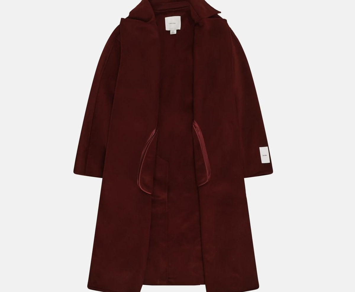 Calvin Klein Wool-blend coat Red – jakke – foto 5 af 6