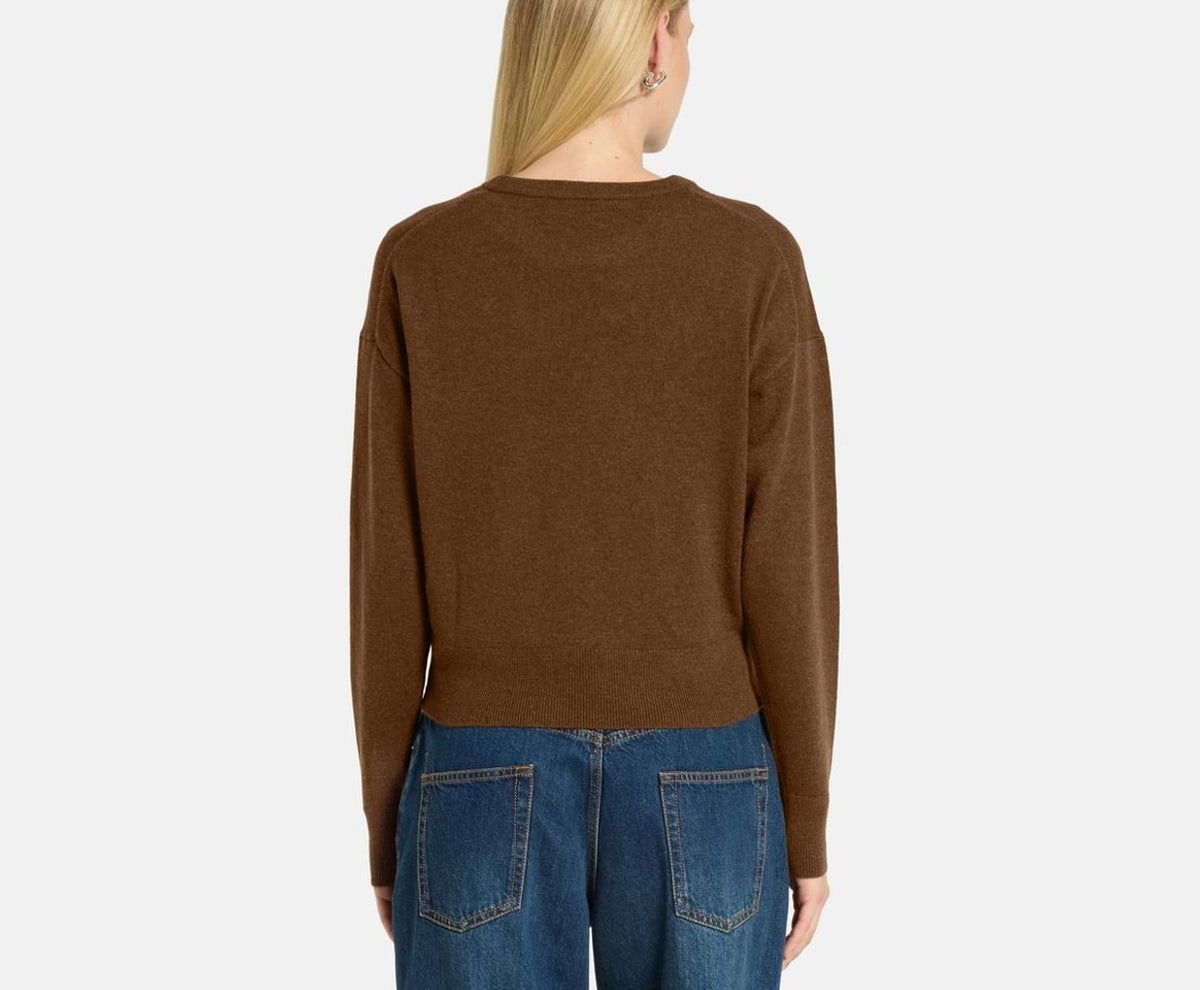 Calvin Klein Cashmere pullover Espresso Style Brown – sudadera – foto 4 de 5