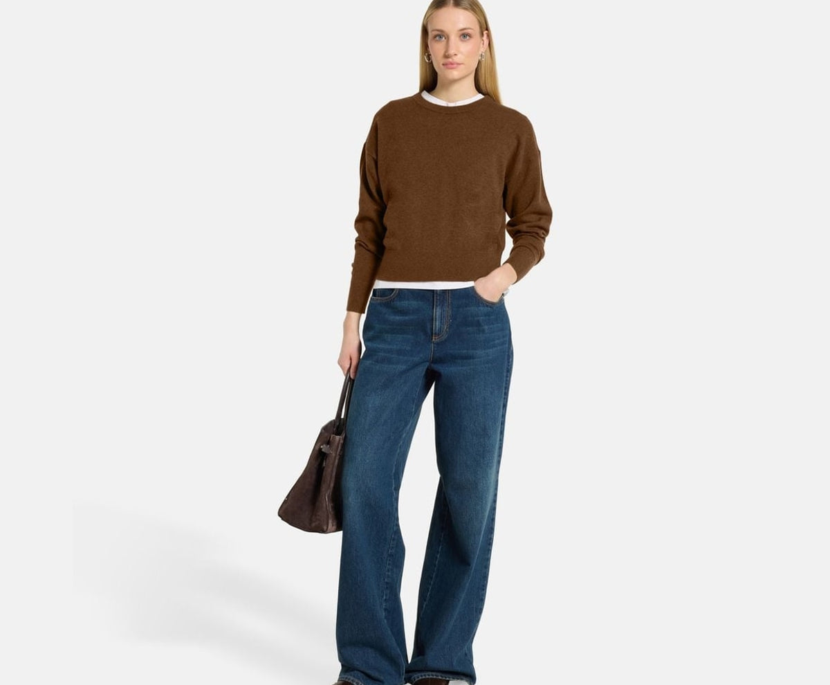 Calvin Klein Cashmere pullover Espresso Style Brown – sudadera – foto 5 de 5