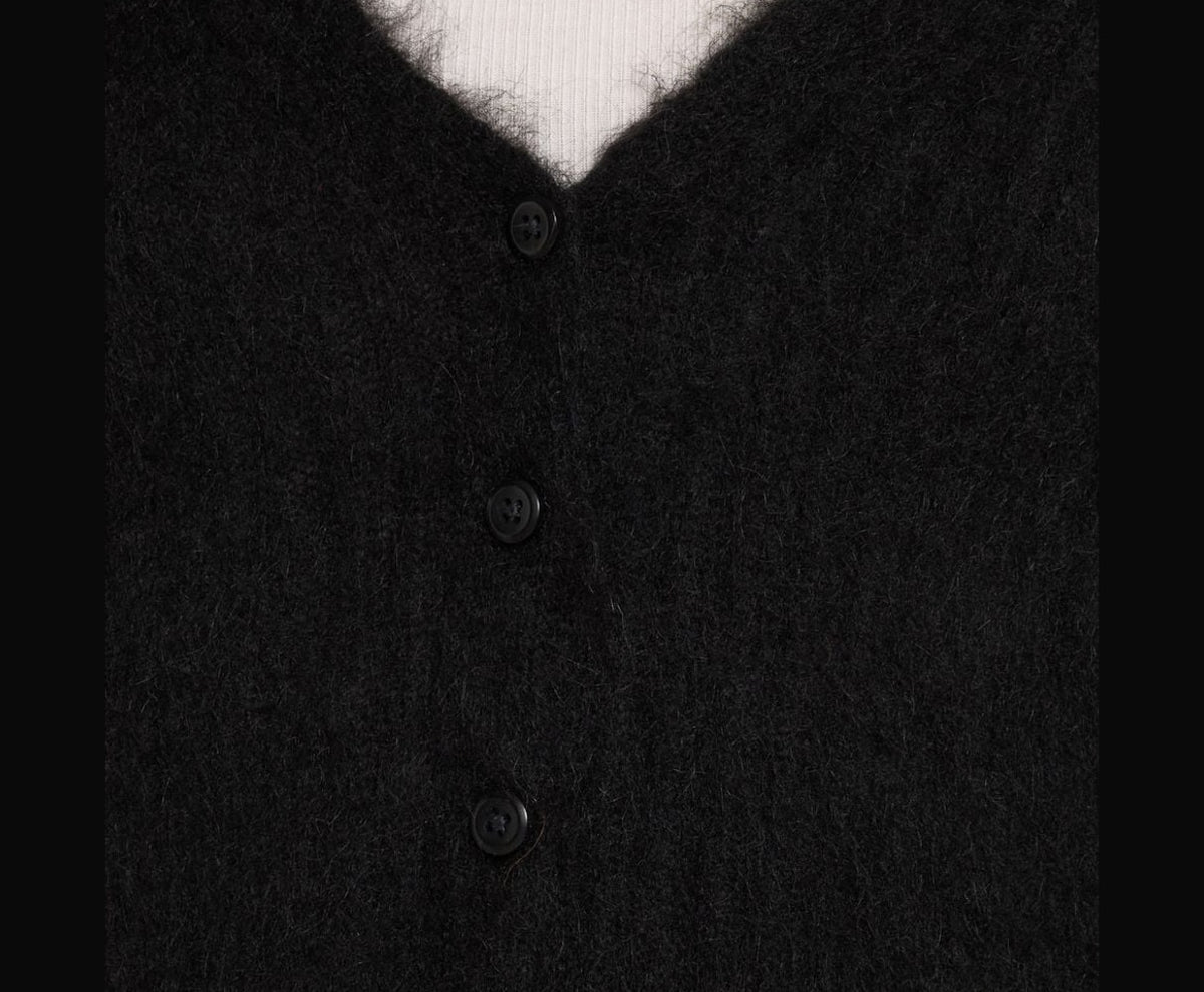 Calvin Klein Wool-blend cardigan Black – tøj – foto 3 af 5