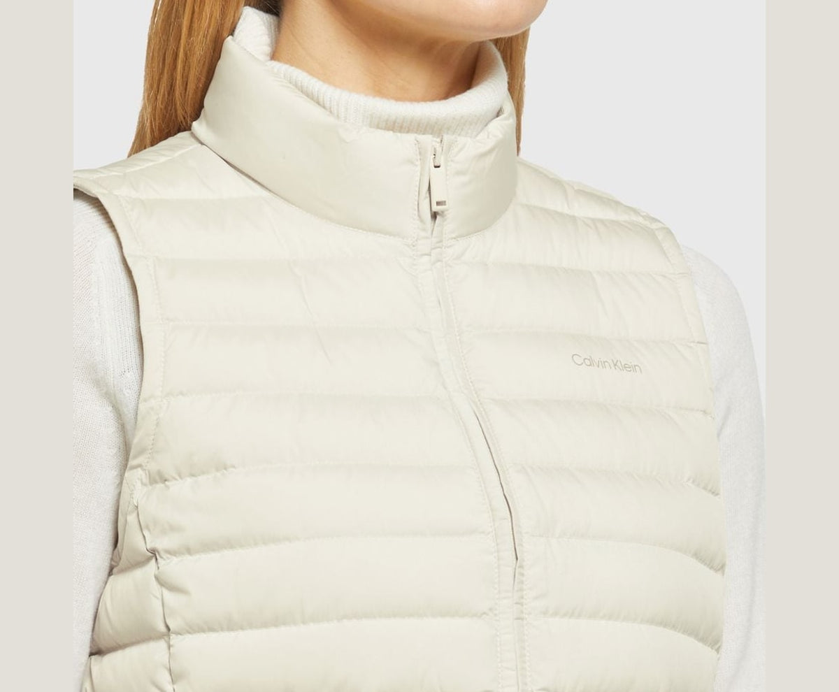 Calvin Klein Down gilet Putty – tøj – foto 3 af 6