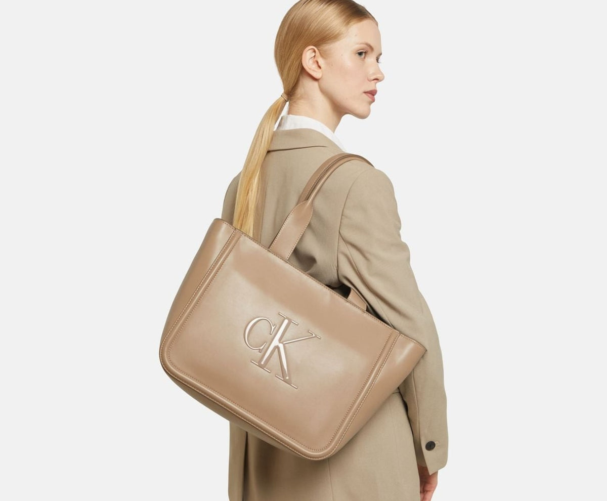 Calvin Klein Tote Bag Taupe – tas – foto 5 van 5