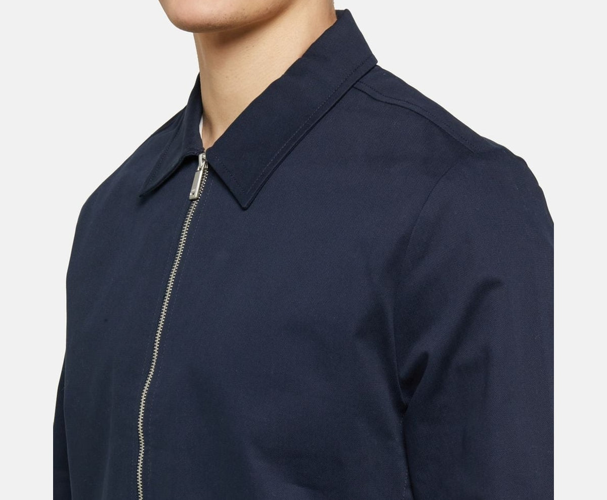 Calvin Klein Shacket Dobby Dark Blue – odzież – zdjęcie 3 z 6
