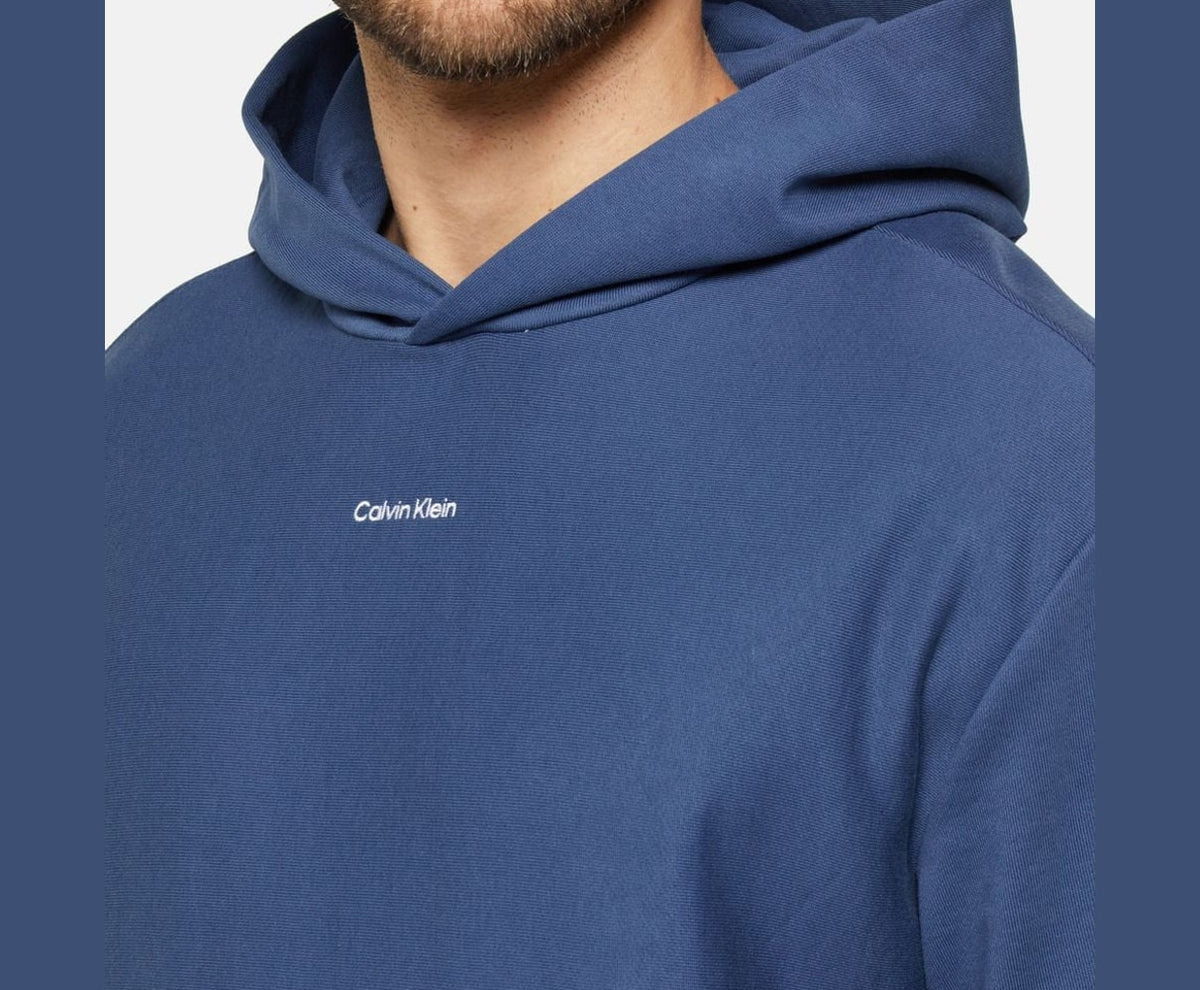 Calvin Klein Hoodie Dark Blue – mikina – fotka 3 z 5