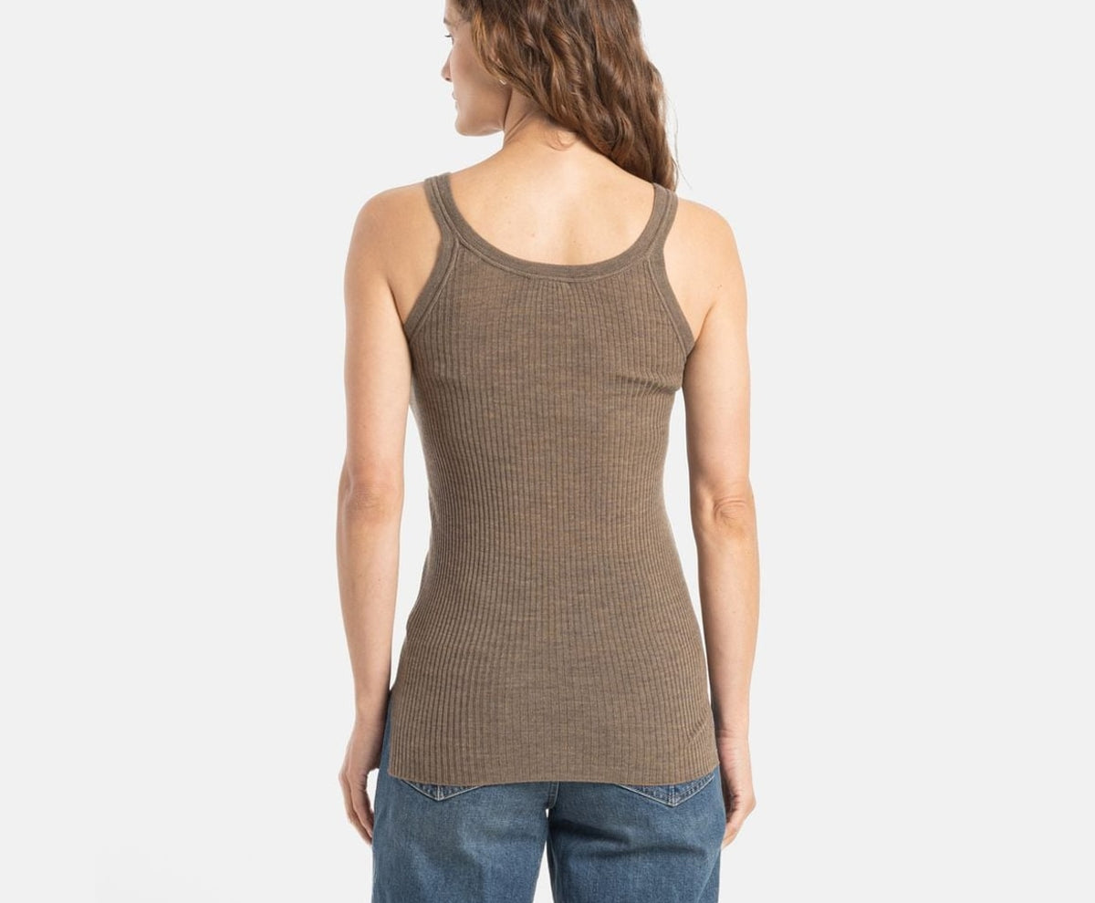 Calvin Klein Blouse Taupe – košile – fotka 4 z 5