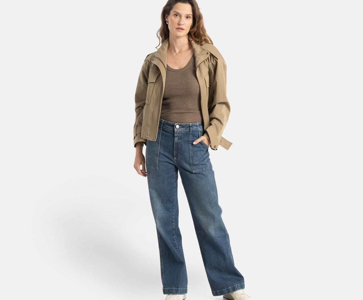 Calvin Klein Blouse Taupe – košile – fotka 5 z 5