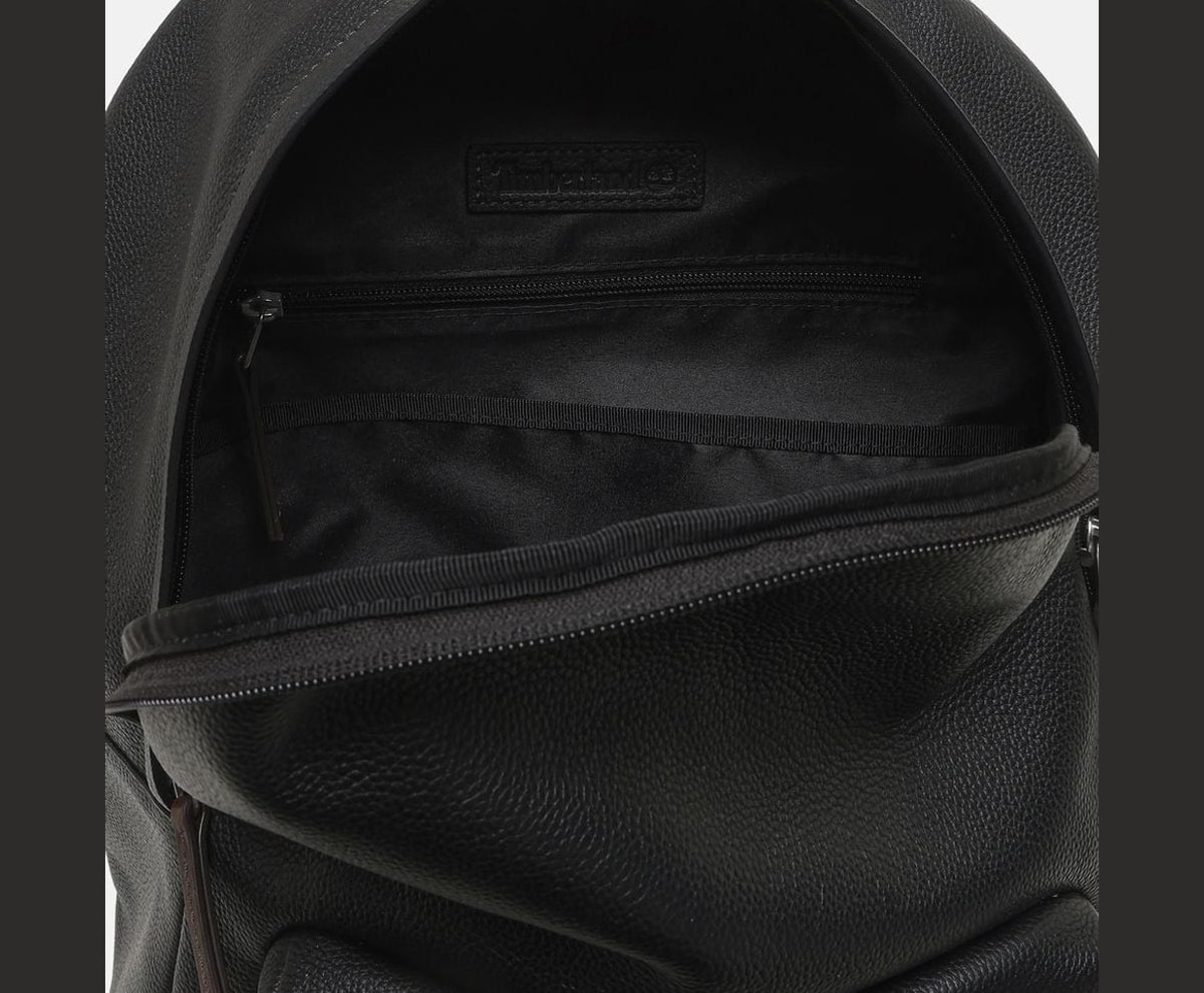 Timberland Leather backpack Tuckerman Black – hátizsák – fotó 3/5
