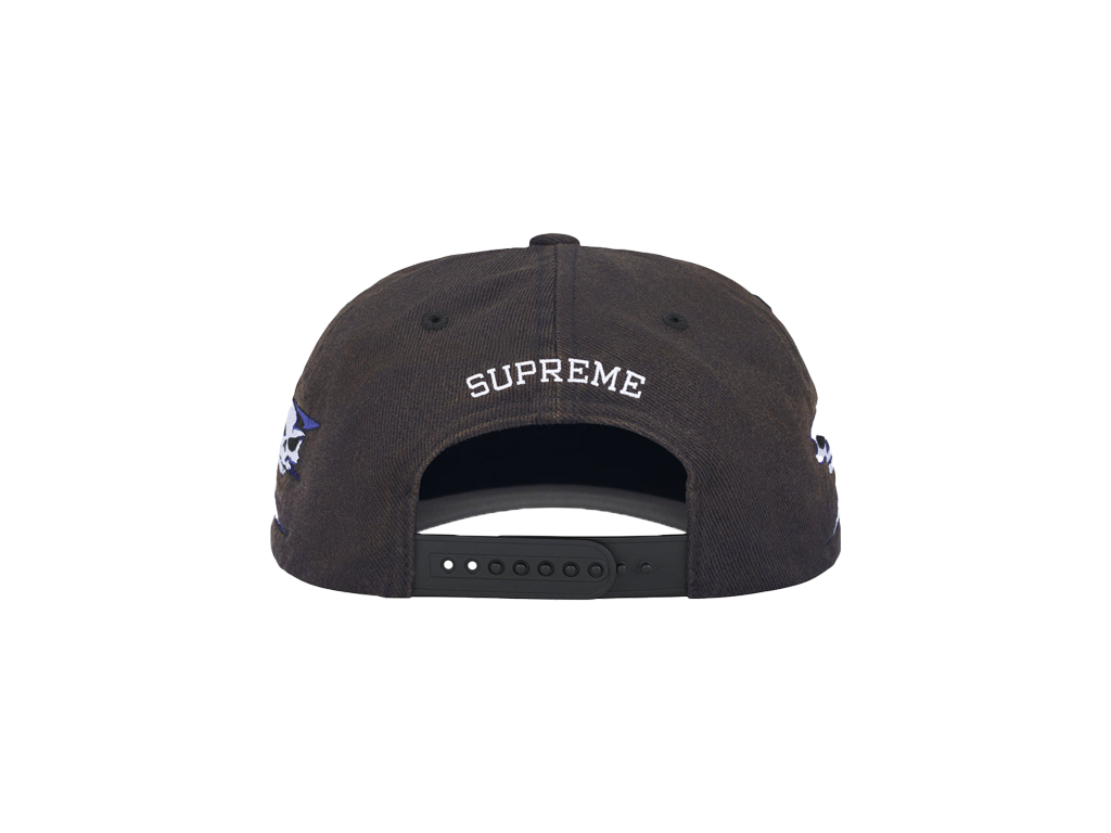 Supreme Skulls Spellout 6-Panel Black – čepice – fotka 3 z 3