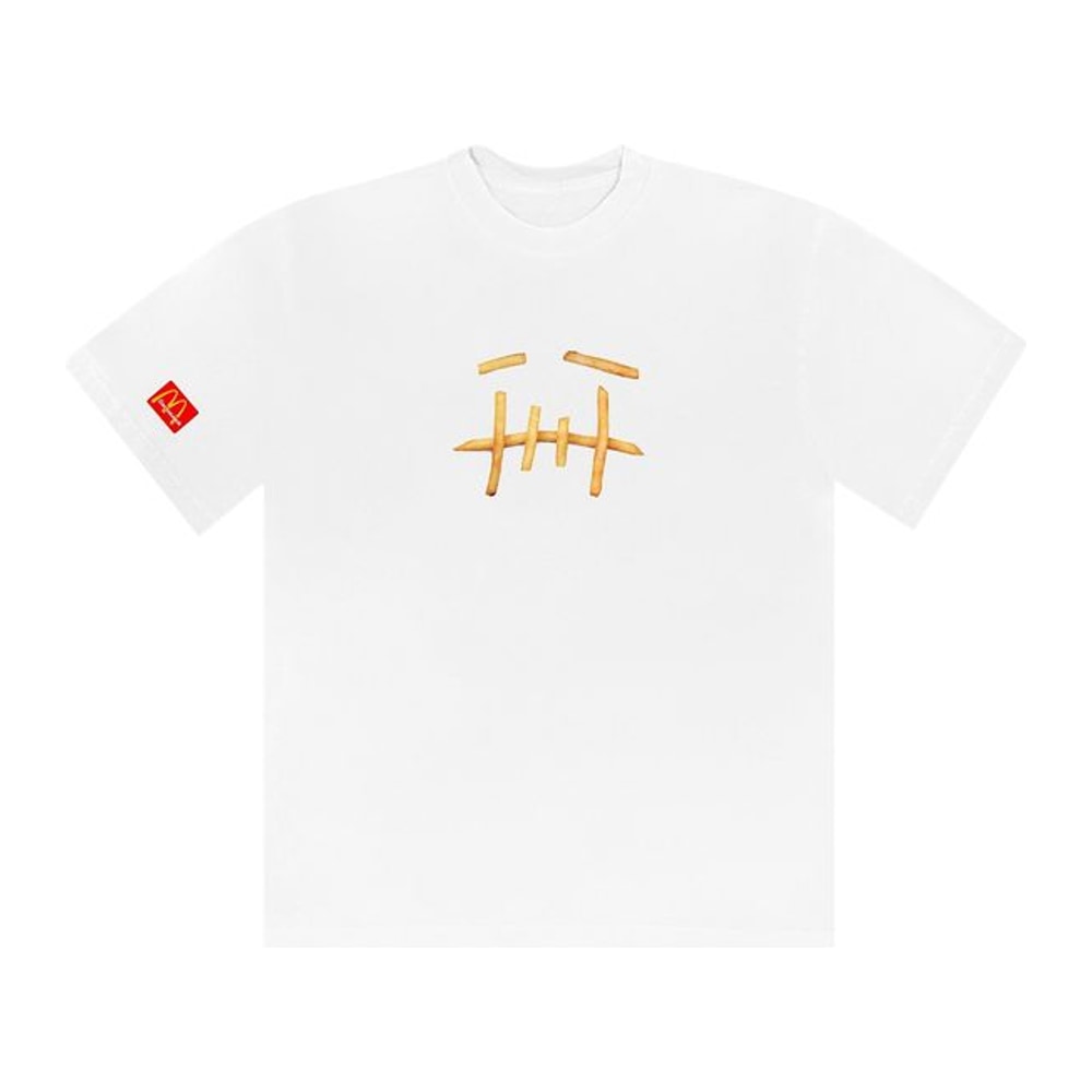 Travis Scott x McDonald's Fry Tee White – tričko