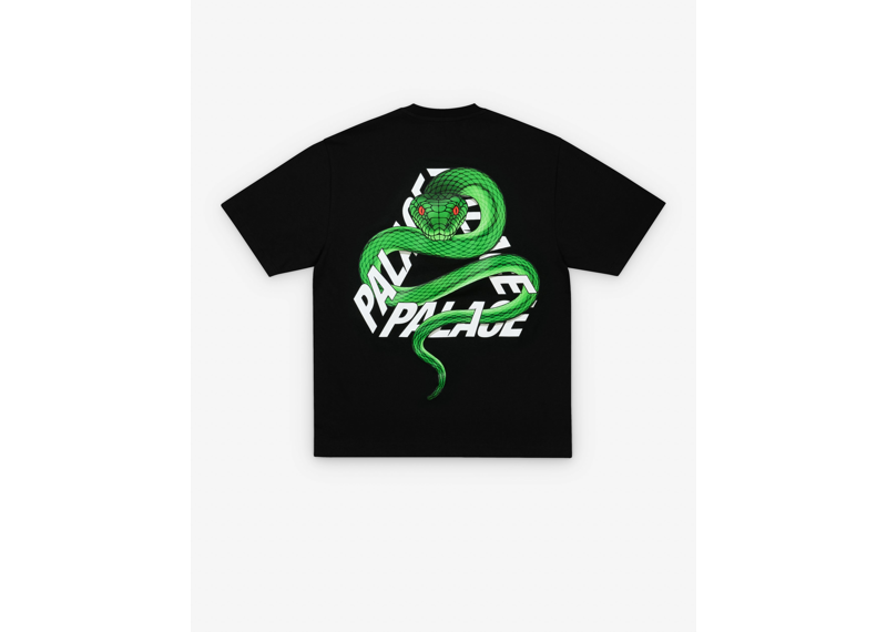 Palace Snakey P3 T-Shirt Black-Palace-pikastore.cz