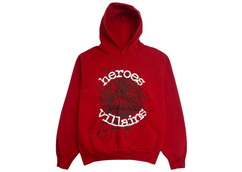 Sp5der x Metro Boomin Hoodie Red-Sp5der-pikastore.cz