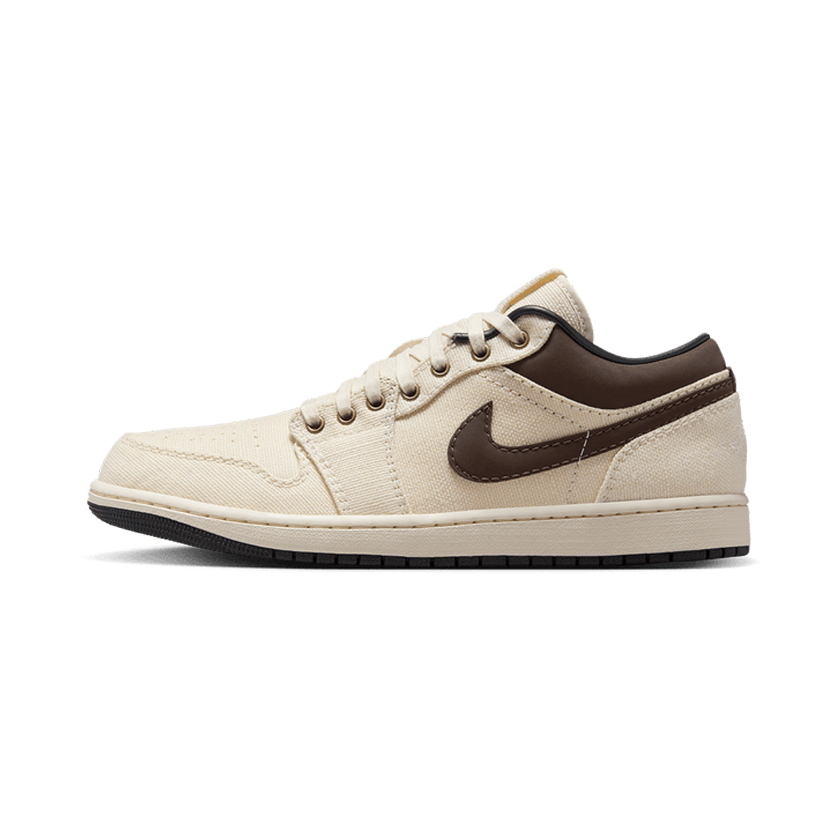 Jordan 1 Low Premium Pale Ivory Off Noir Baroque Brown-Air Jordan-pikastore.cz