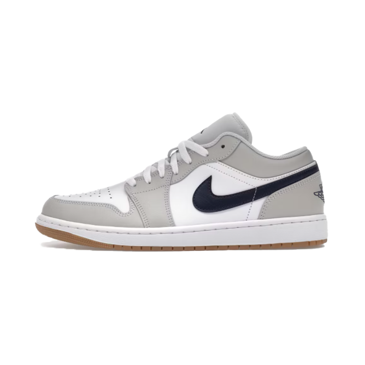 Nike Jordan 1 Low Midnight Navy Neutral Grey-Nike-pikastore.cz
