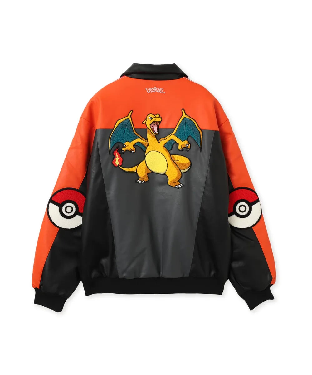 adidas x Pokémon 8 Ball Charizard Jacket Black/Collegiate Orange – takki