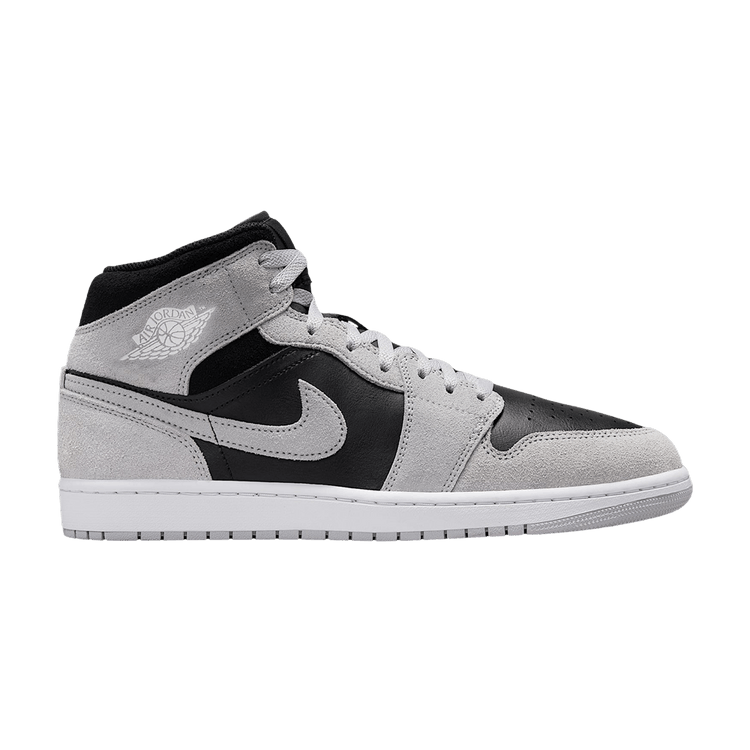Air Jordan 1 Mid Light Smoke Grey – scarpe, bianco