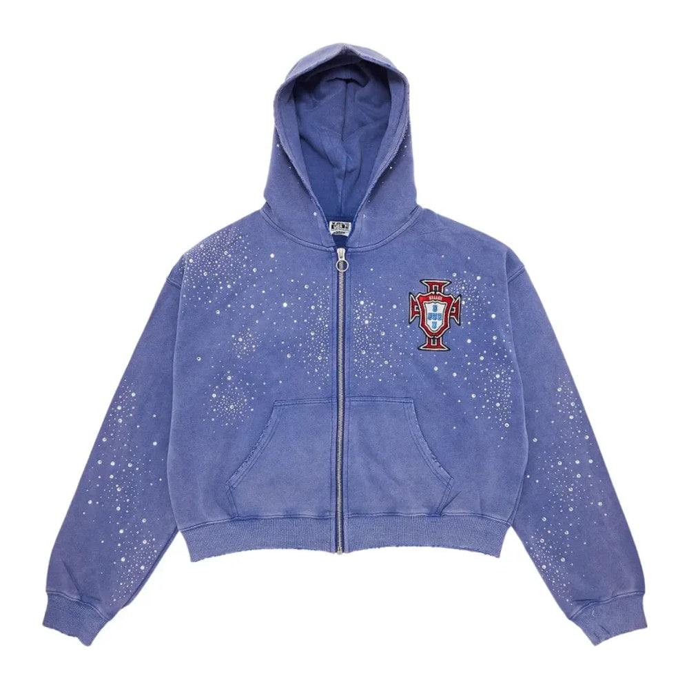 Vale Forever Pluto Cluster Zip Up Hoodie Blue – dukserica