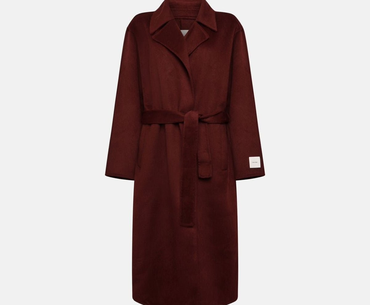 Calvin Klein Wool-blend coat Red – jacket, red